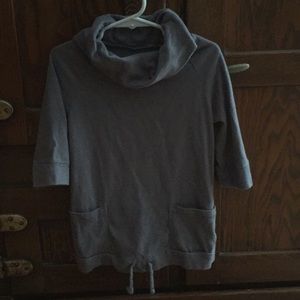 Grey cowl neck tunic